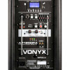 Vonyx AP1200-PA 12" Portable Speaker with Dual Wireless Microphones 600W