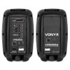 Vonyx VPS082A Active Speaker Set 8 Inch LED MP3 BT