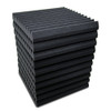 AVE ISOPEAK Acoustic Foam Panel Black - 10 Pack