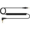 Pioneer Replacement Headphone Cable 1.2m Short Coiled (1.8m ext.) Black for HDJ-X5/X7 Headphones