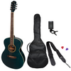 Martinez '41 Series' Folk Size Acoustic Guitar Pack (Blue)