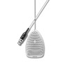 Shure SHR-MX391WAO Microphone Condenser LoZ Bright White; Mini Boundary Half Omni w/ RK100PK Preamp