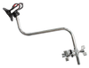 Multi adjustable to suit most standard and large size phones up to a maximum width of 110mm. Adjustable "Z" shaped arm with ball joint tilt adjustable clip to hold phone. Removable heavy duty multi clamp attaches to drum stands, microphone and music stands. Suits tube diameter up to 28.5mm (1_"). Chrome plated.