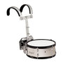 13" x 5_" (12 lugs) Marching Snare Drum complete with height adjustable aluminium Harness with padded shoulder and abdomen supports. Fitted with all mounting brackets.