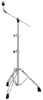 Pro heavy duty, hideaway boom/straight Cymbal stand with double braced legs. Splined boom arm for secure locking. Butterfly style boom arm adjustment with memory lock.