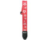 Basso Guitar Strap-Synthetic Pink Stars SF71PK
