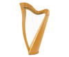 Folk Harp 24 String Plain with Bag