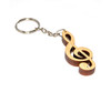 Key Chain - Wooden Clef
