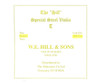 Hill Special Violin E-Medium Ball