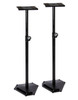 On Stage Pair of Near-Field Studio Monitor Stands with Weighted Hex Base