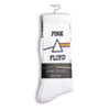 Perris Licensed PINK FLOYD® "Dark Side of the Moon" Large Crew Socks in White (1-Pair)