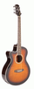 Ashton SL29CEQLTSB Slimline Acoustic Guitar with Cutaway and EQ