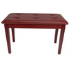 Crown Standard Tufted Duet Piano Stool with Storage Compartment (Mahogany)