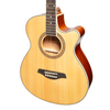 Martinez '41 Series' Folk Size Cutaway Acoustic-Electric Guitar (Natural Gloss)