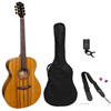 Sanchez Left Handed Acoustic Small Body Guitar Pack (Koa)