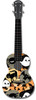 Kealoha "Black Magic" Design Concert Ukulele with Black ABS Resin Body