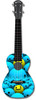 Kealoha "Who's Smiling Now" Design Concert Ukulele with Black ABS Resin Body