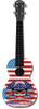 Kealoha "American Avenger" Design Concert Ukulele with Black ABS Resin Body