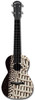 Kealoha "Reptile Skin" Design Concert Ukulele with Black ABS Resin Body