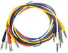 Leem 6ft Stereo Patch Cables 6pk (1/4" Stereo Jack Plug  - 1/4" Stereo Jack Plug )