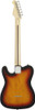 Aria 615-TL Series Semi-Hollow Electric Guitar in 3-Tone Sunburst Gloss