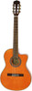 Aria A48 Series AC/EL Classical/Nylon String Thin Body Guitar with Cutaway in See-Thru Orange