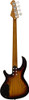 Aria 313MK2 Detroit Series 4-String Electric Bass Guitar in Open-Pore Sunburst Finish