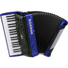 Hohner Bravo III 96 Bass Chromatic Accordion in Blue Pearl