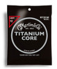 Martin Titanium Core Light Acoustic Guitar String Set (12-55)