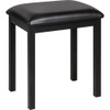 NU-X Metal Keyboard/Piano Bench with Vinyl Padded Top in Black Finish