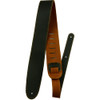 Perris 2.5" Reversible Black Leather & Natural Suede Guitar Strap