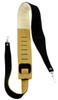 Perris 2.5" Black Suede Banjo Strap with Metal Hooks