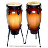 Toca 11 & 11-3/4" Players Series Wooden Conga Set in Sunburst