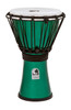 Toca Freestyle Colorsound Series Djembe 7" in Metallic Green