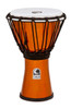 Toca Freestyle Colorsound Series Djembe 7" in Metallic Orange