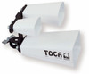 Toca Contemporary Series Triple Fusion Bells with Mount in White