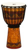 Toca Origins Series Wooden Djembe 8" Synthetic Head in Tribal Mask