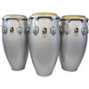 Toca Custom Deluxe Series 12-1/2" Fiberglass Tumba in Silver Sparkle Finish