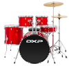 DXP TX07PCAS5 Piece Drum Kit Package with Cymbals & Drum Throne.