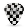 D'Addario Checkerboard Celluloid Guitar Picks 25 pack, Extra Heavy