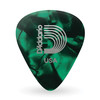 D'Addario Green Pearl Celluloid Guitar Picks, 10 pack, Medium