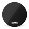 EVANS MX2 Black Marching Bass Drum Head, 20 Inch