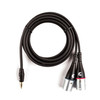 D'Addario Custom Series 1/8Ó to Dual  XLR Audio Cable