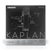 D'Addario Kaplan Vivo Violin A String, 4/4 Scale, Heavy Tension
