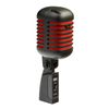 Eikon DM55V2RDBK ÛÏVintageÛ Professional Vocal Dynamic Microphone Satin Black & Red