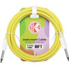 Kirlin Entry 24 Instrument Cable Lemon Yellow - 10FT [KIC241LE-10]