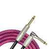 Kirlin IWB202WPP 10ft Premium Plus Wave Pink Instrument Cable RA to Straight