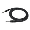 Kirlin IWC201BK 20ft Black Entry Woven Instrument Cable