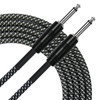 Kirlin IWC201BK 20ft Black Entry Woven Instrument Cable