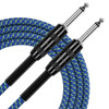 Kirlin IWC201BL 10ft Blue Entry Woven Instrument Cable [KIWC201BL-10]